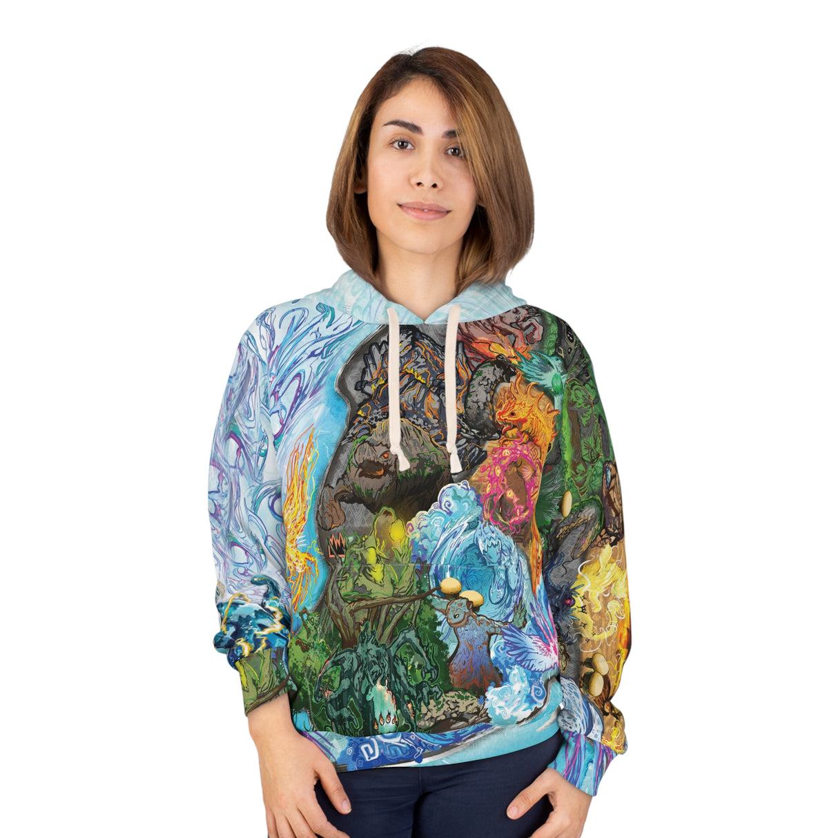 Oops All Spirits Hoodie! - Vibrant full art design