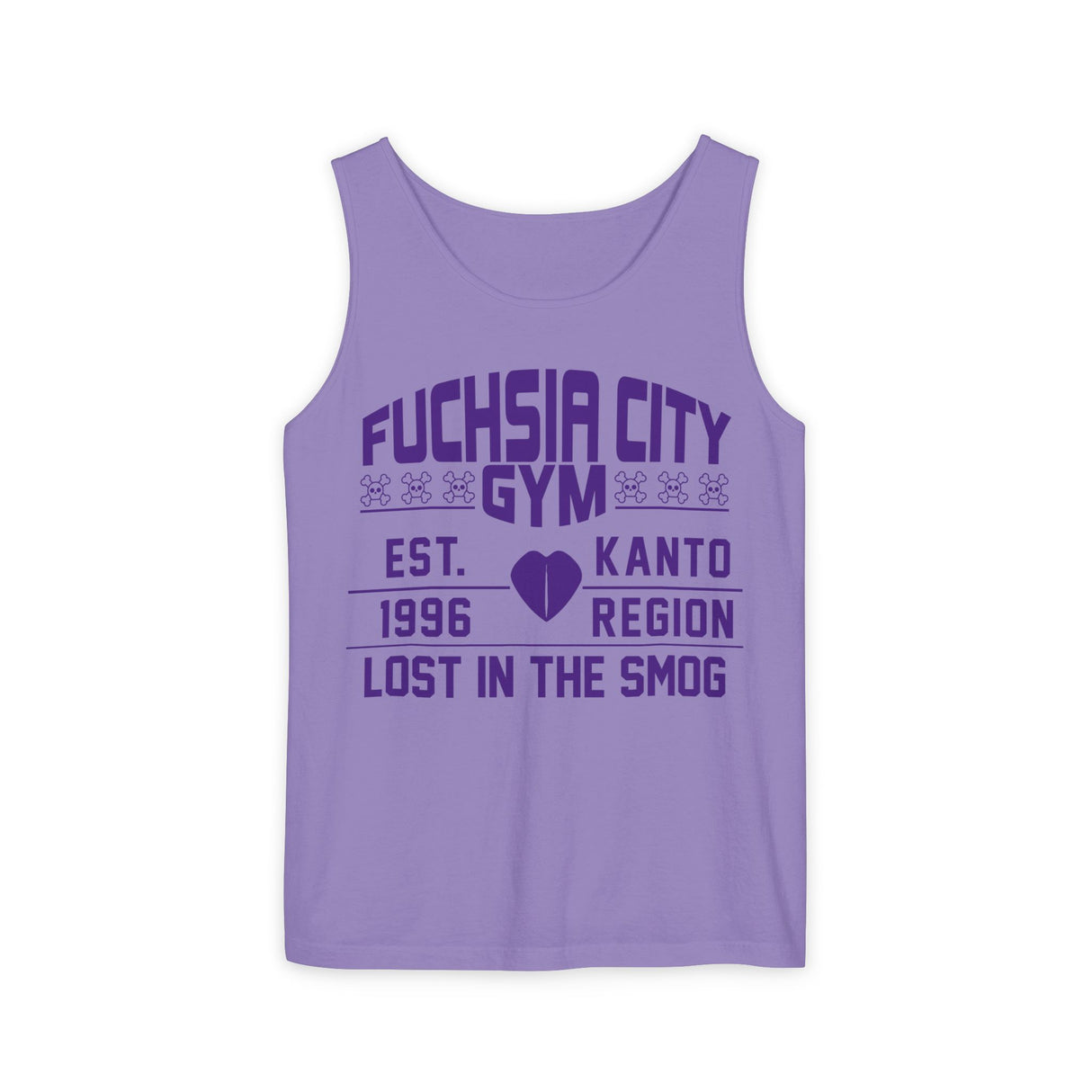 ☠️ FUCHSIA GYM TANK – “LOST IN THE SMOG”