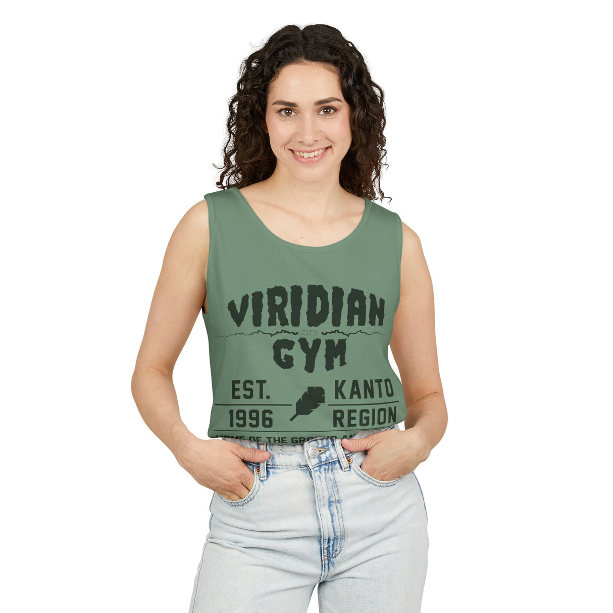 🌿 VIRIDIAN GYM TANK – “HOME OF THE GROUND AND POUND”