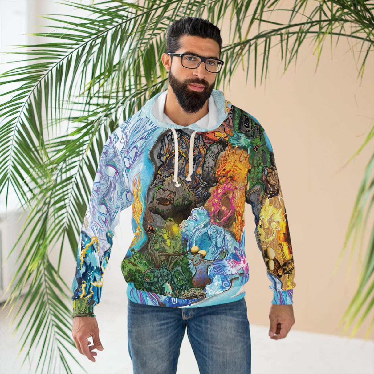 Oops All Spirits Hoodie! - Vibrant full art design