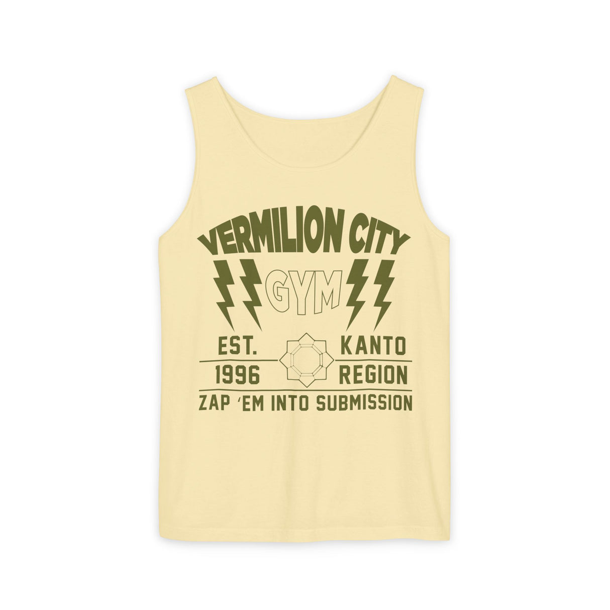 ⚡ VERMILION GYM TANK – “ZAP ’EM INTO SUBMISSION”