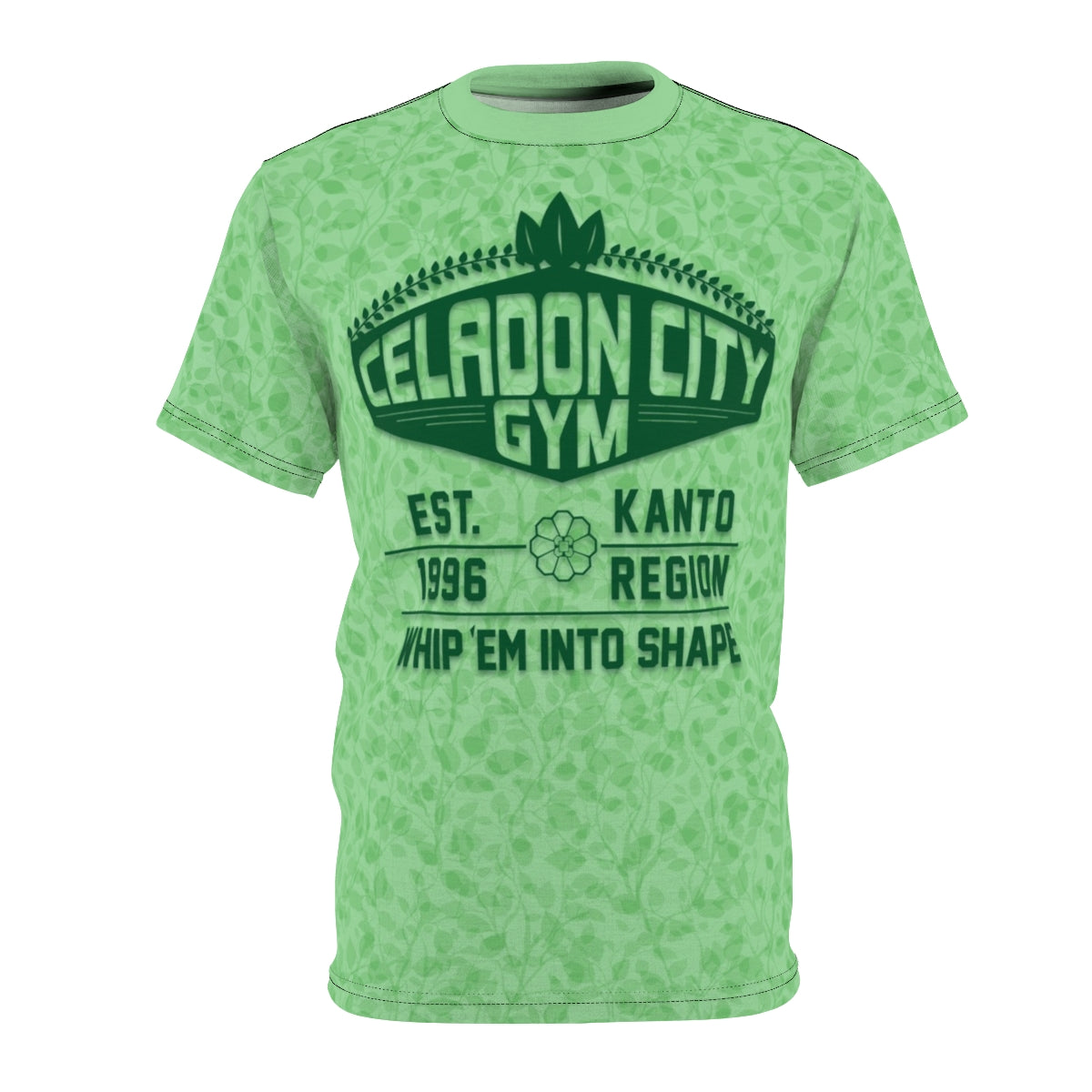 🌸 CELADON GYM TEE – “WHIP ’EM INTO SHAPE”