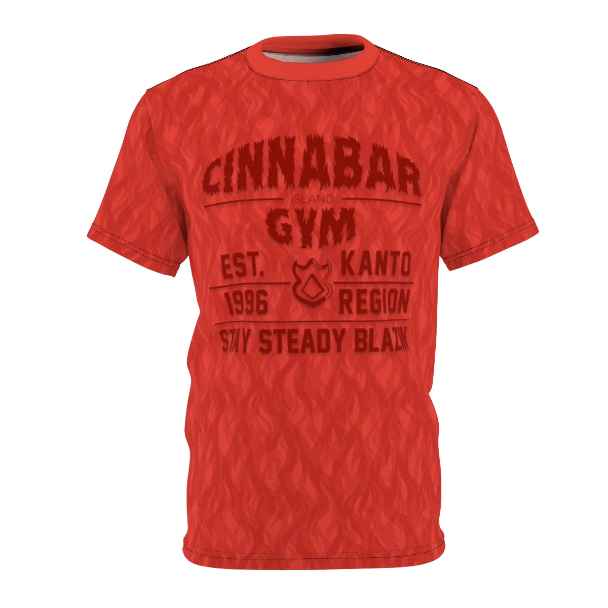 🔥 CINNABAR GYM TEE – “STAY STEADY BLAZIN”
