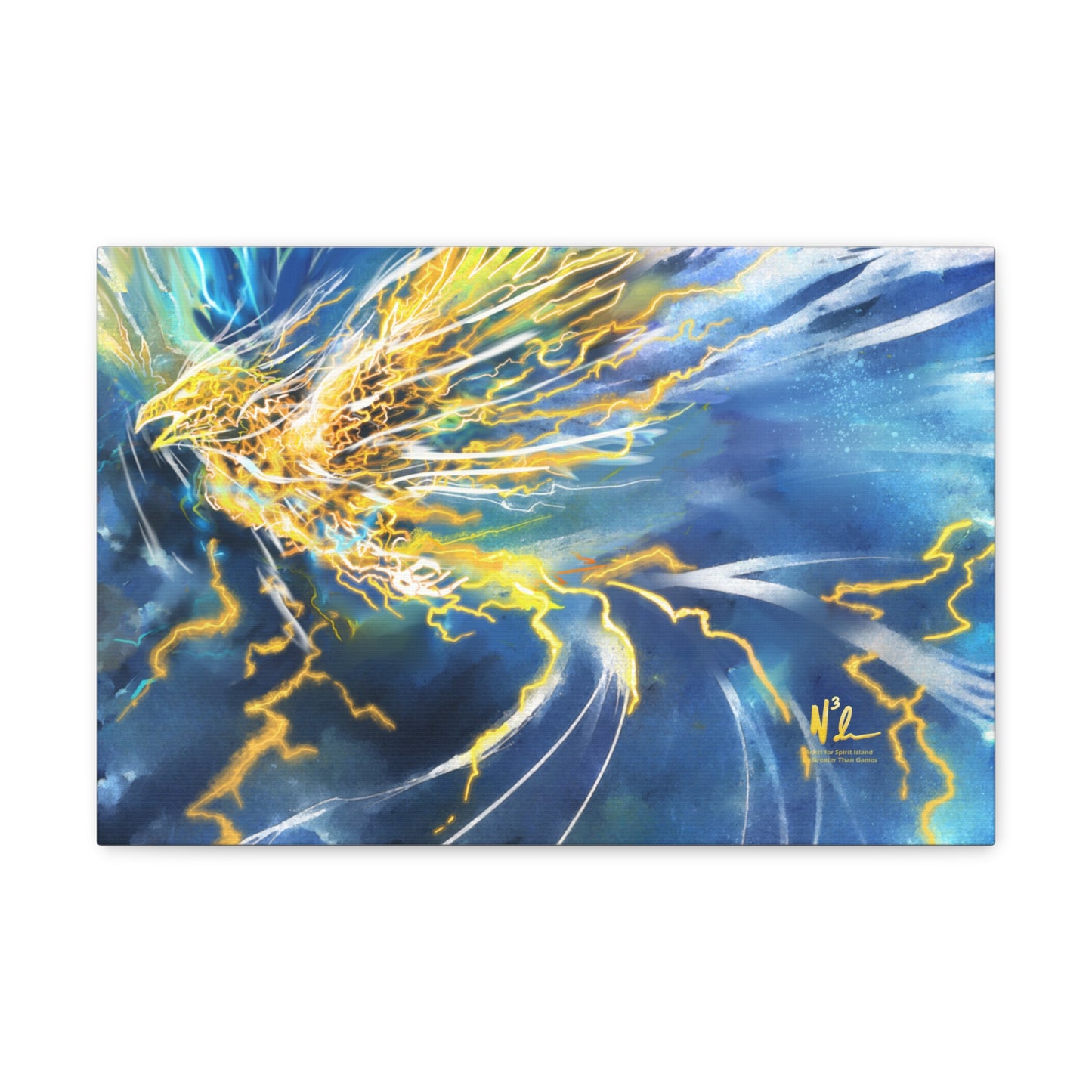 Lightnings Swift Strike: Wind- Gallery Wrapped Canvas Ready to Hang