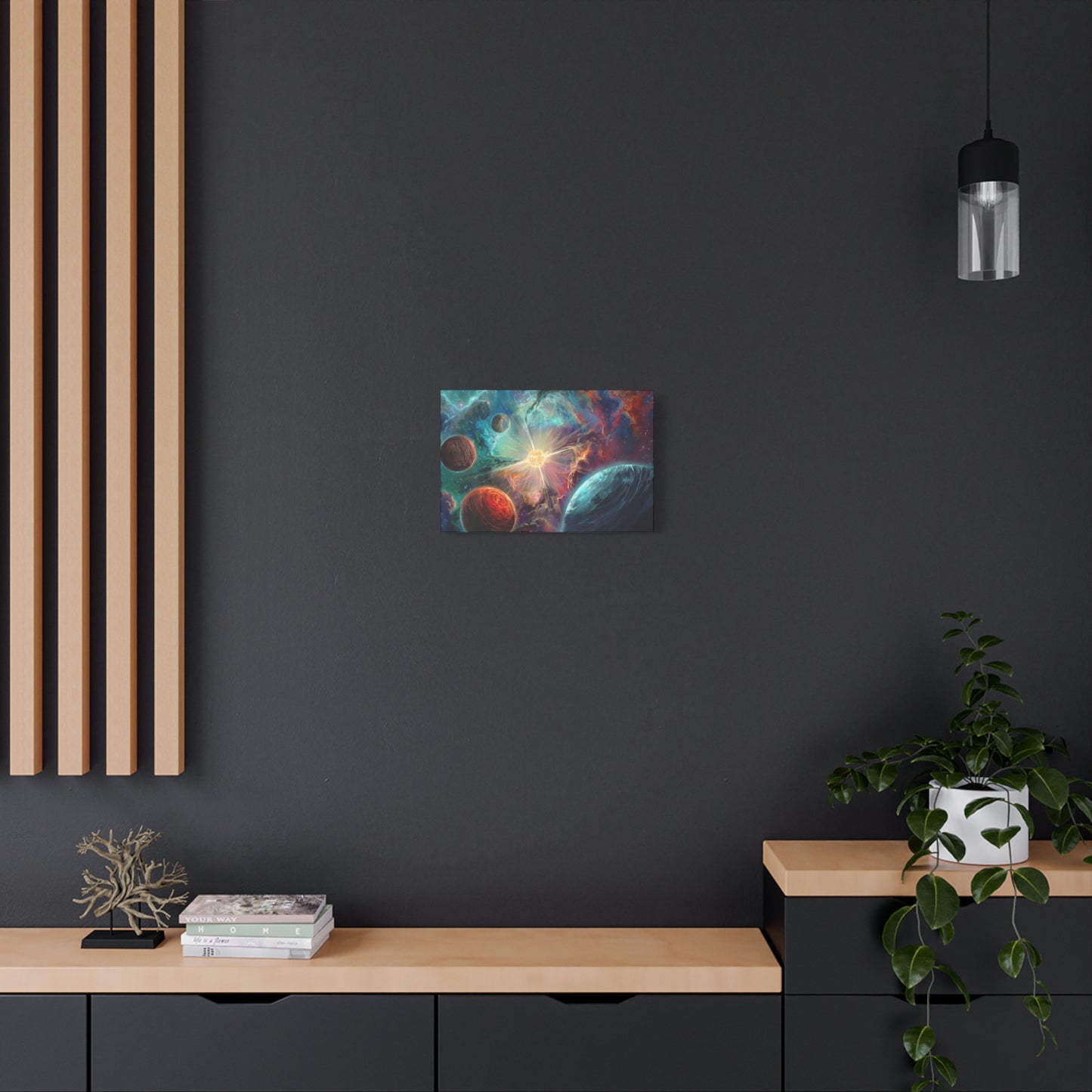 Exoplanets Cosmic Canvas Art | Stretched & Ready to Hang