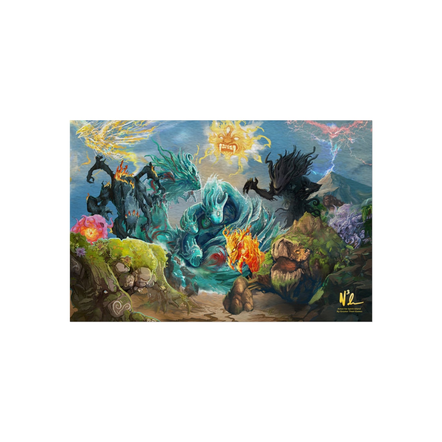 Spirit Island Fine Art Poster - Limited Edition Giclee Print