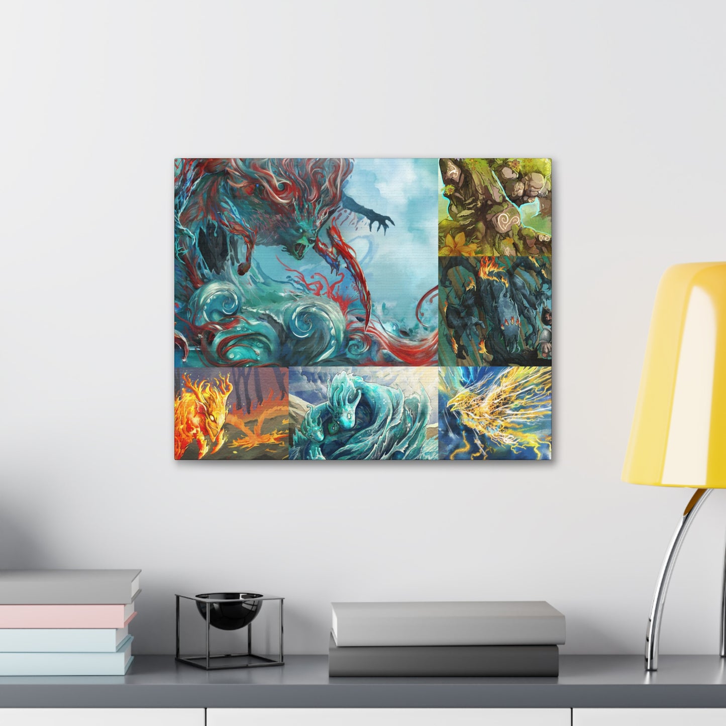 Spirit Island - Spirit Collage Canvas Print