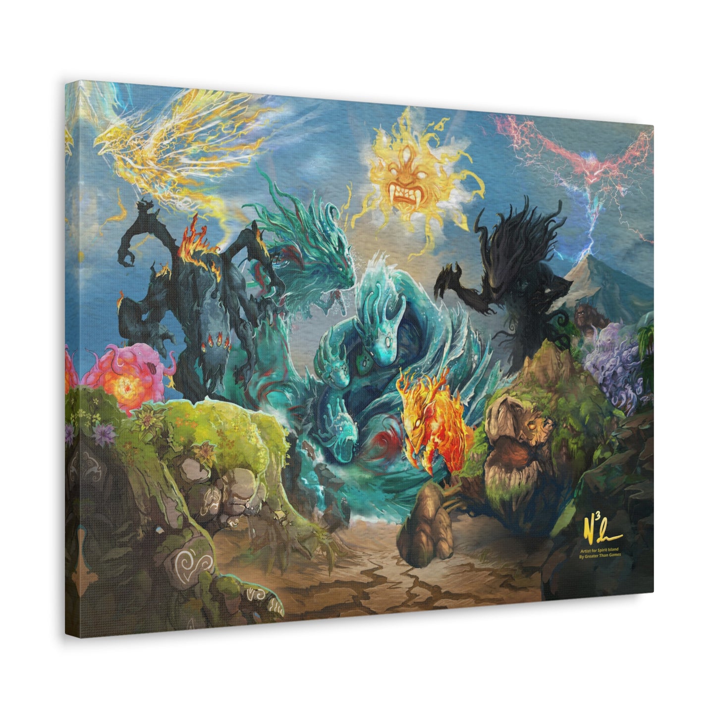 Spirit Island Splash Art - Limited Edition Canvas