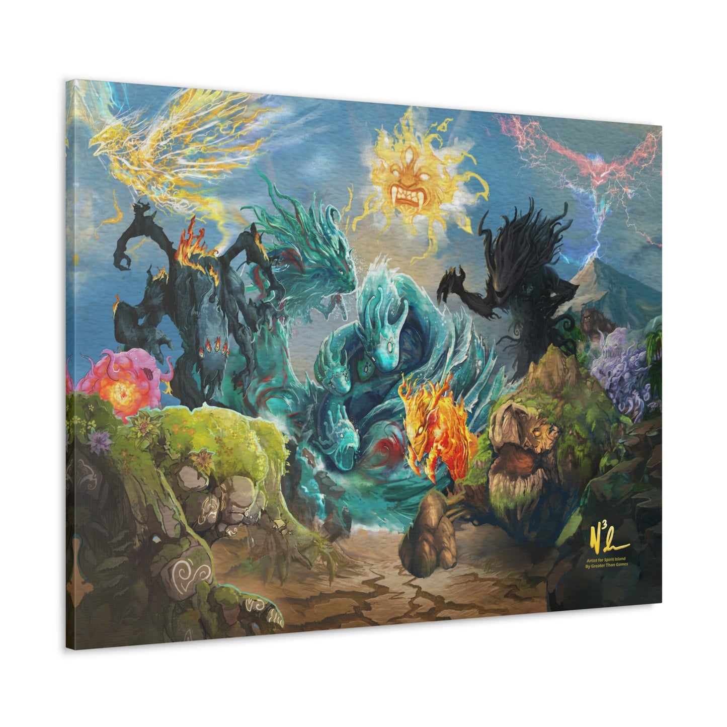 Spirit Island Splash Art - Limited Edition Canvas