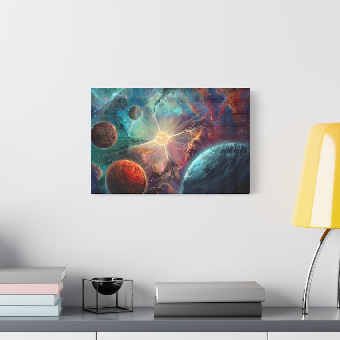 Exoplanets Cosmic Canvas Art | Stretched & Ready to Hang