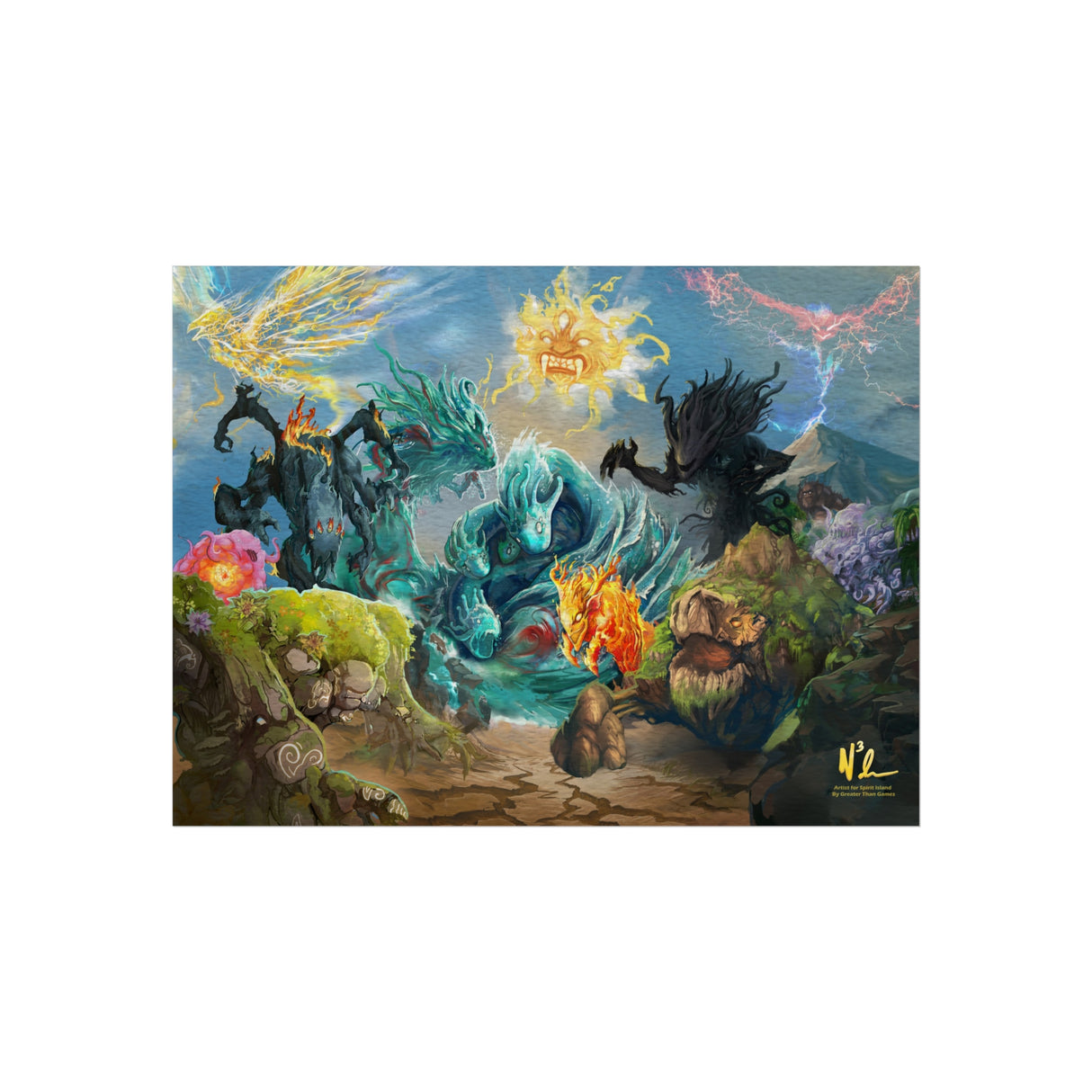 Spirit Island Fine Art Poster - Limited Edition Giclee Print