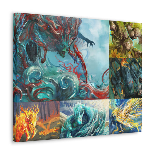 Spirit Island - Spirit Collage Canvas Print