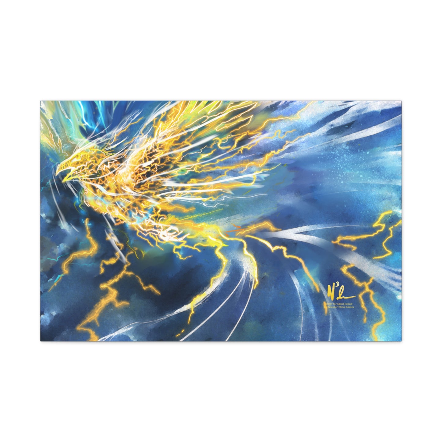 Lightnings Swift Strike: Wind- Gallery Wrapped Canvas Ready to Hang