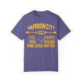💜 SAFFRON GYM TEE – “MIND OVER MATTER”