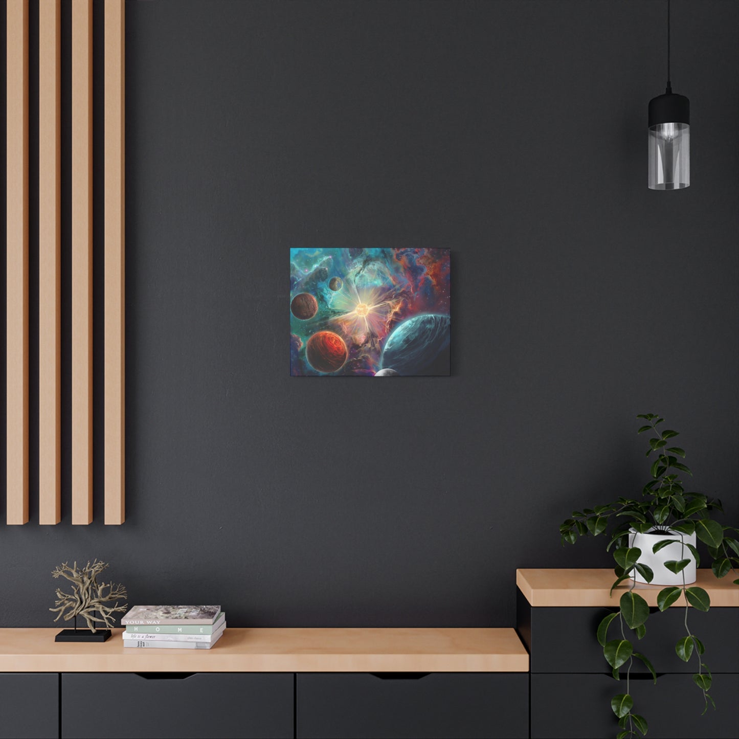 Exoplanets Cosmic Canvas Art | Stretched & Ready to Hang