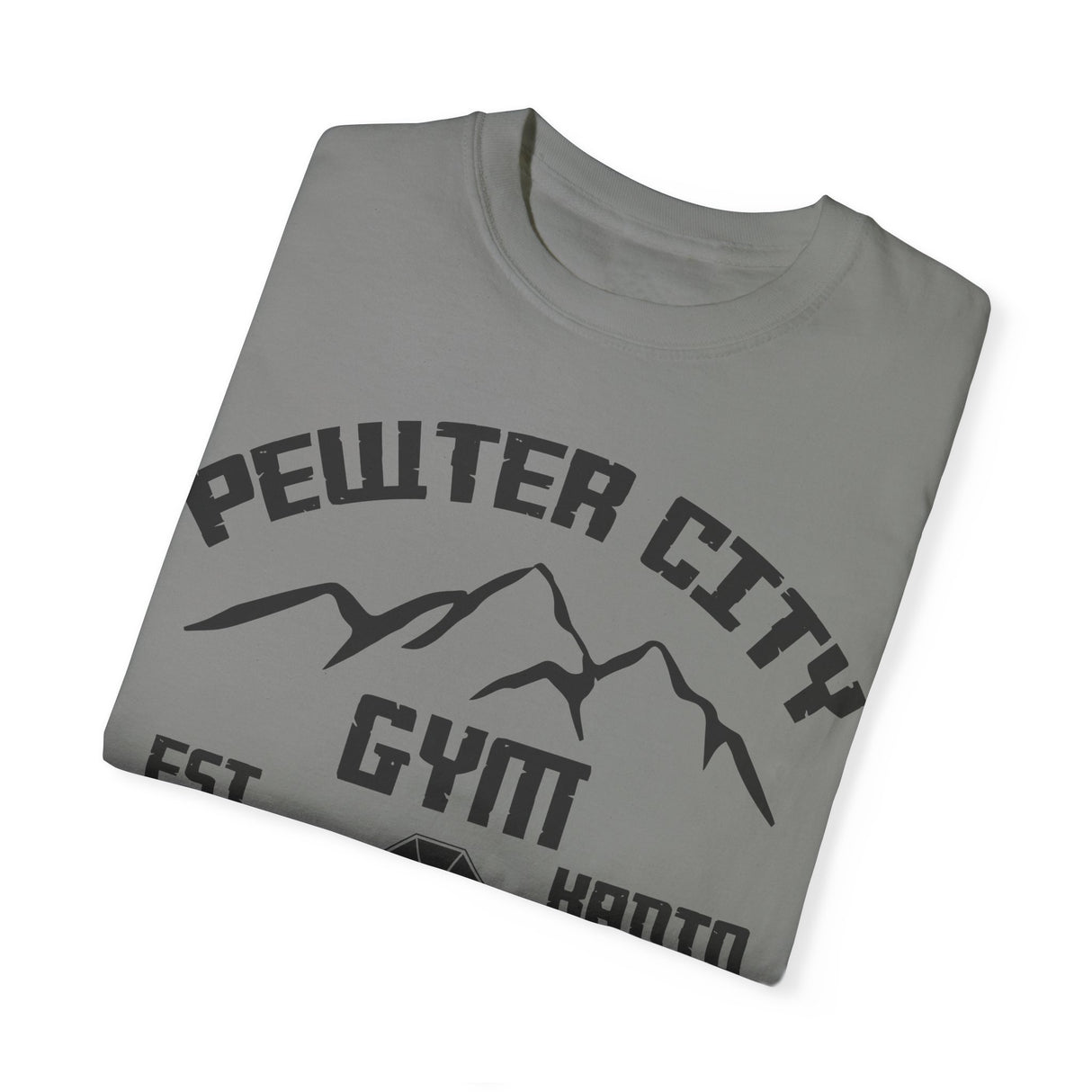 🪨 PEWTER GYM TEE – “GRIND ’EM TO DUST”
