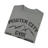 🪨 PEWTER GYM TEE – “GRIND ’EM TO DUST”