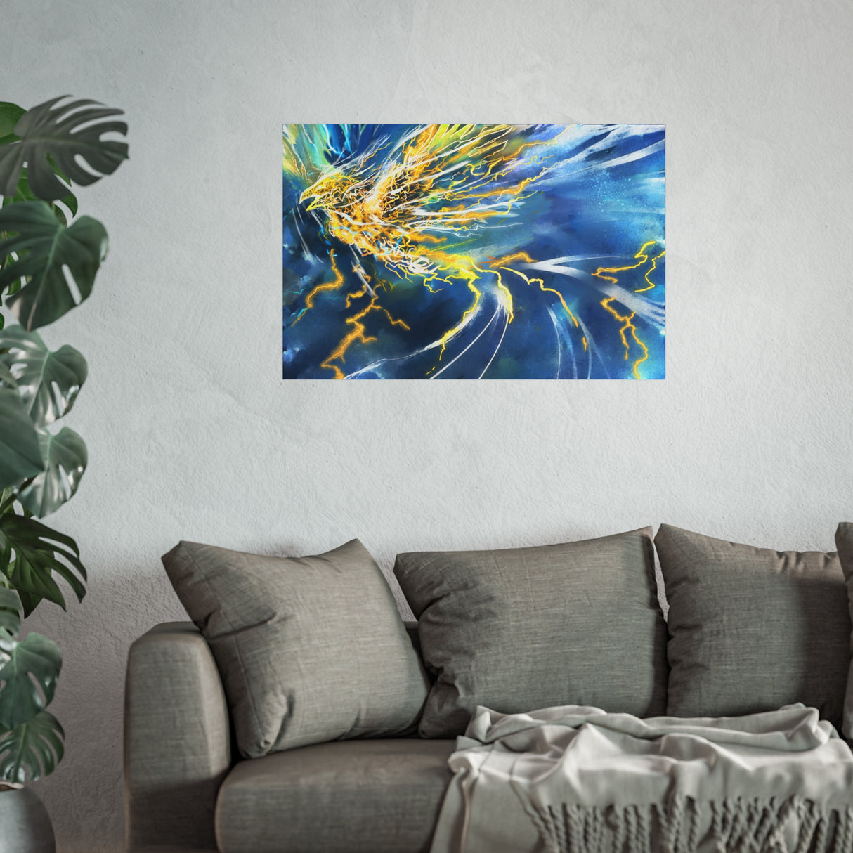 Lightning's Swift Strike: Wind || Gallery-Grade Fine Art Poster