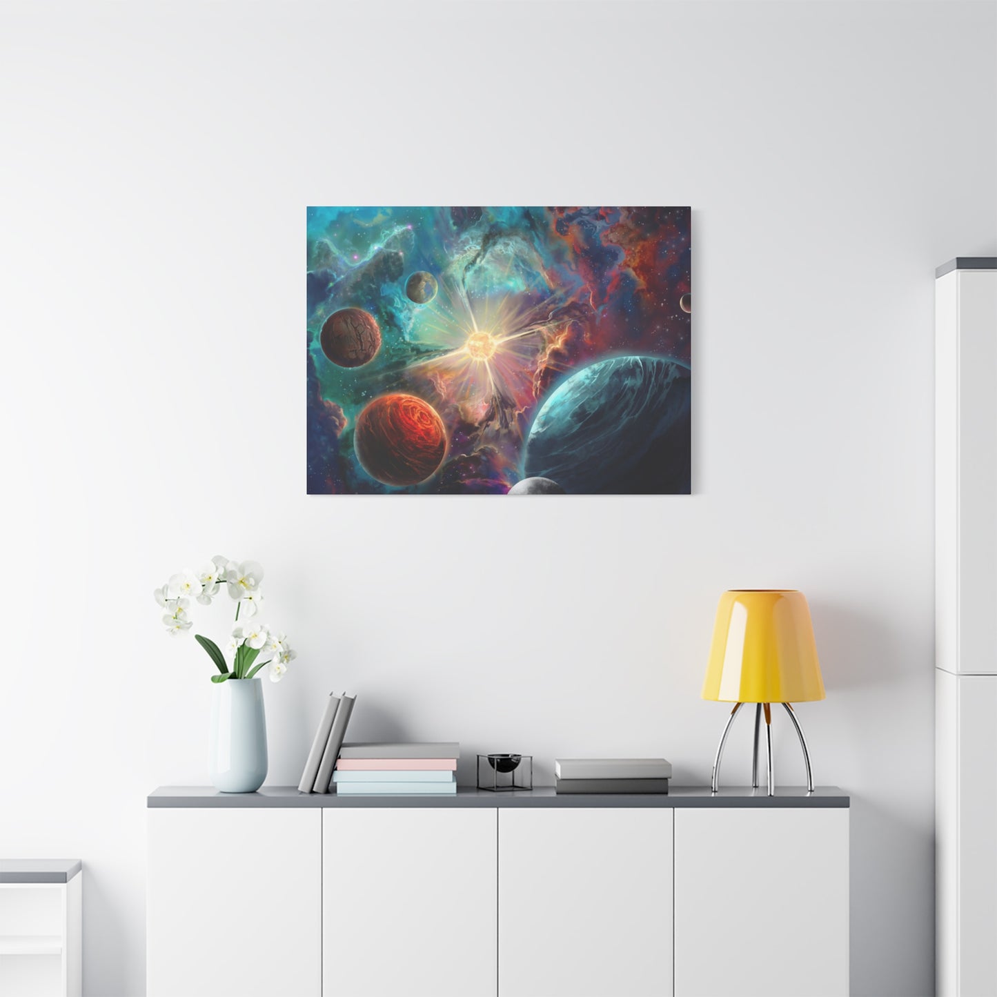 Exoplanets Cosmic Canvas Art | Stretched & Ready to Hang