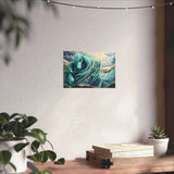 River Surges in Sunlight - Gallery-Grade Fine Art Poster