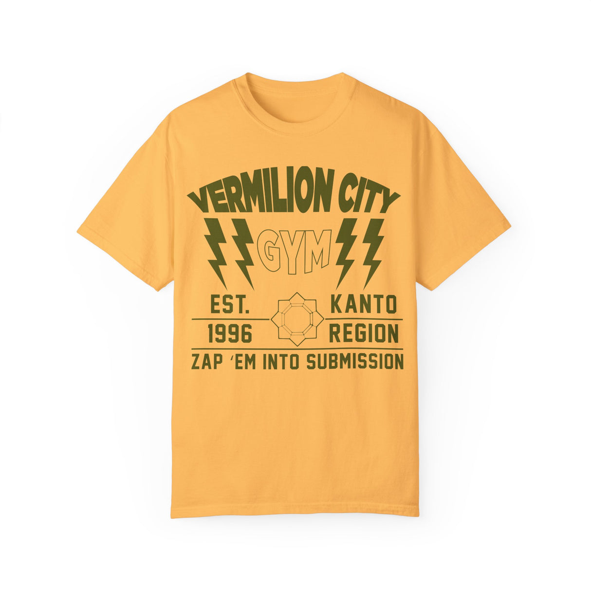⚡ VERMILION GYM TEE – “TAP ’EM INTO SUBMISSION”