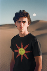 SOLAIRE’S SUN SYMBOL TEE – EMBLAZONED WITH GLORY!