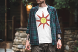 SOLAIRE’S SUN SYMBOL TEE – EMBLAZONED IN GLORY!