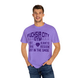 ☠️ FUCHSIA GYM TEE – “LOST IN THE SMOG”