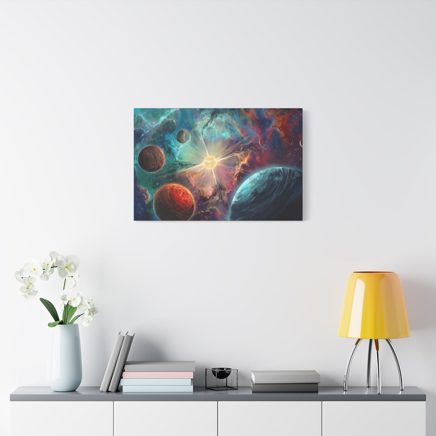 Exoplanets Cosmic Canvas Art | Stretched & Ready to Hang