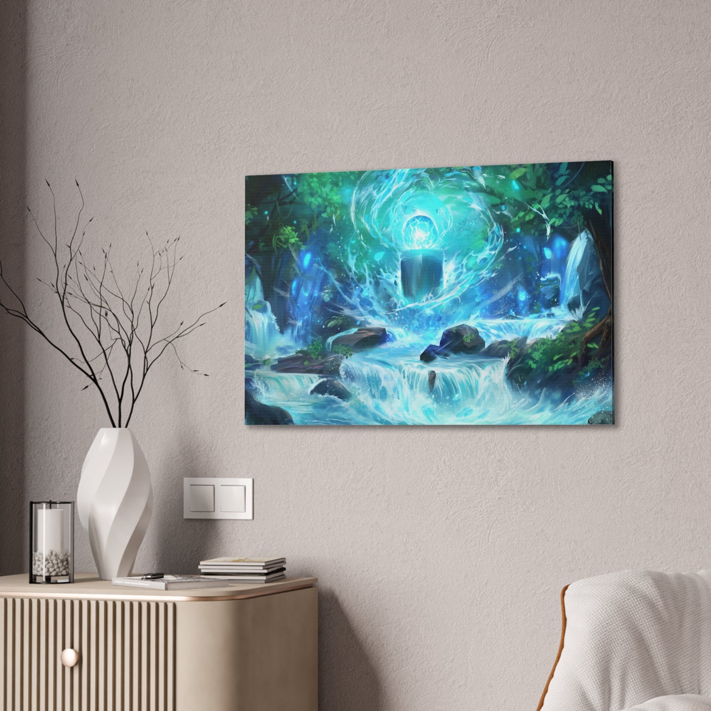 Water Protocol || Canvas Print || Compile Artist Series