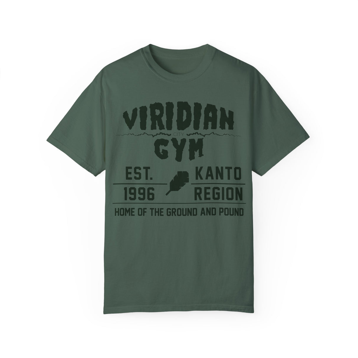 🌿 VIRIDIAN GYM TEE – “HOME OF THE GROUND AND POUND”