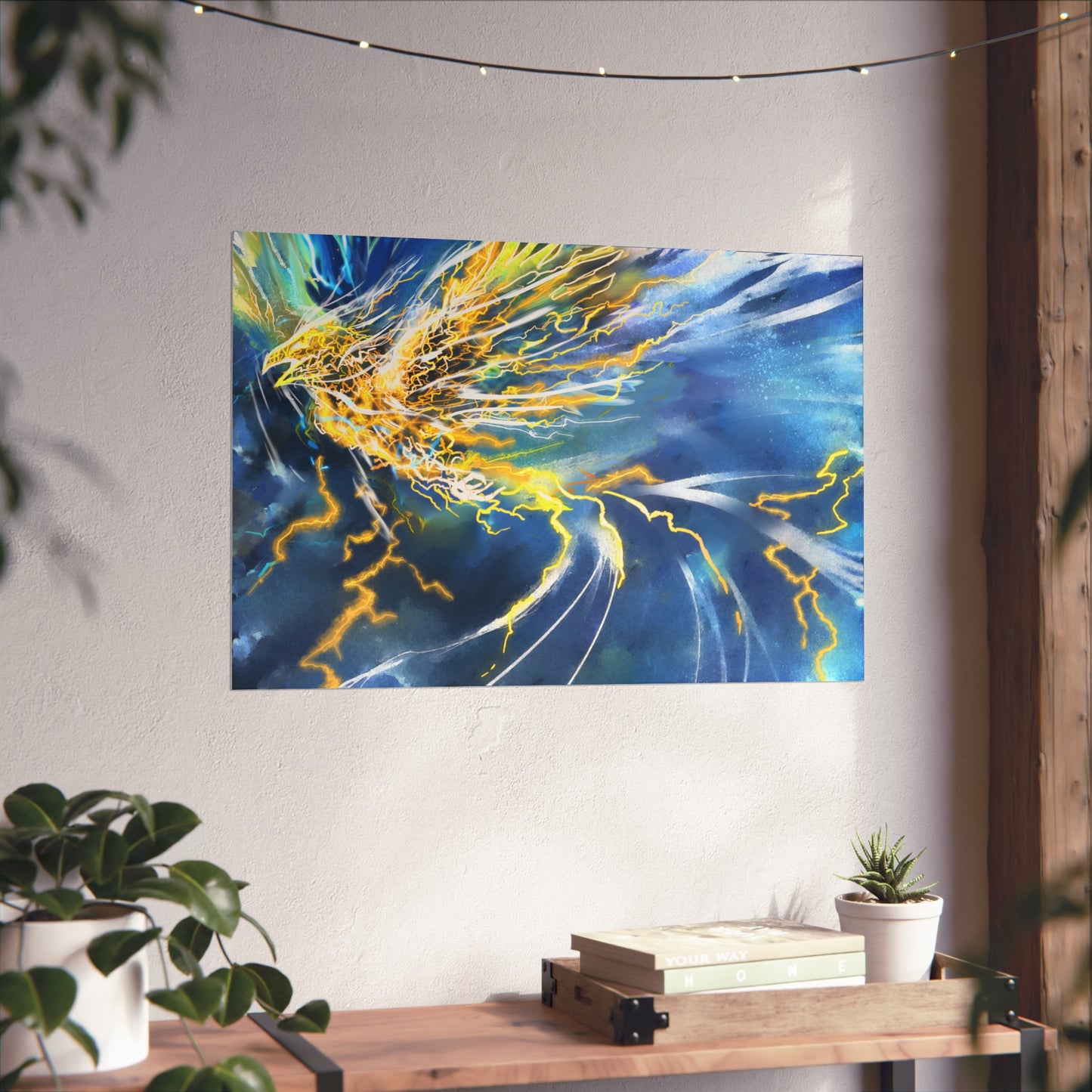 Lightning's Swift Strike: Wind || Gallery-Grade Fine Art Poster