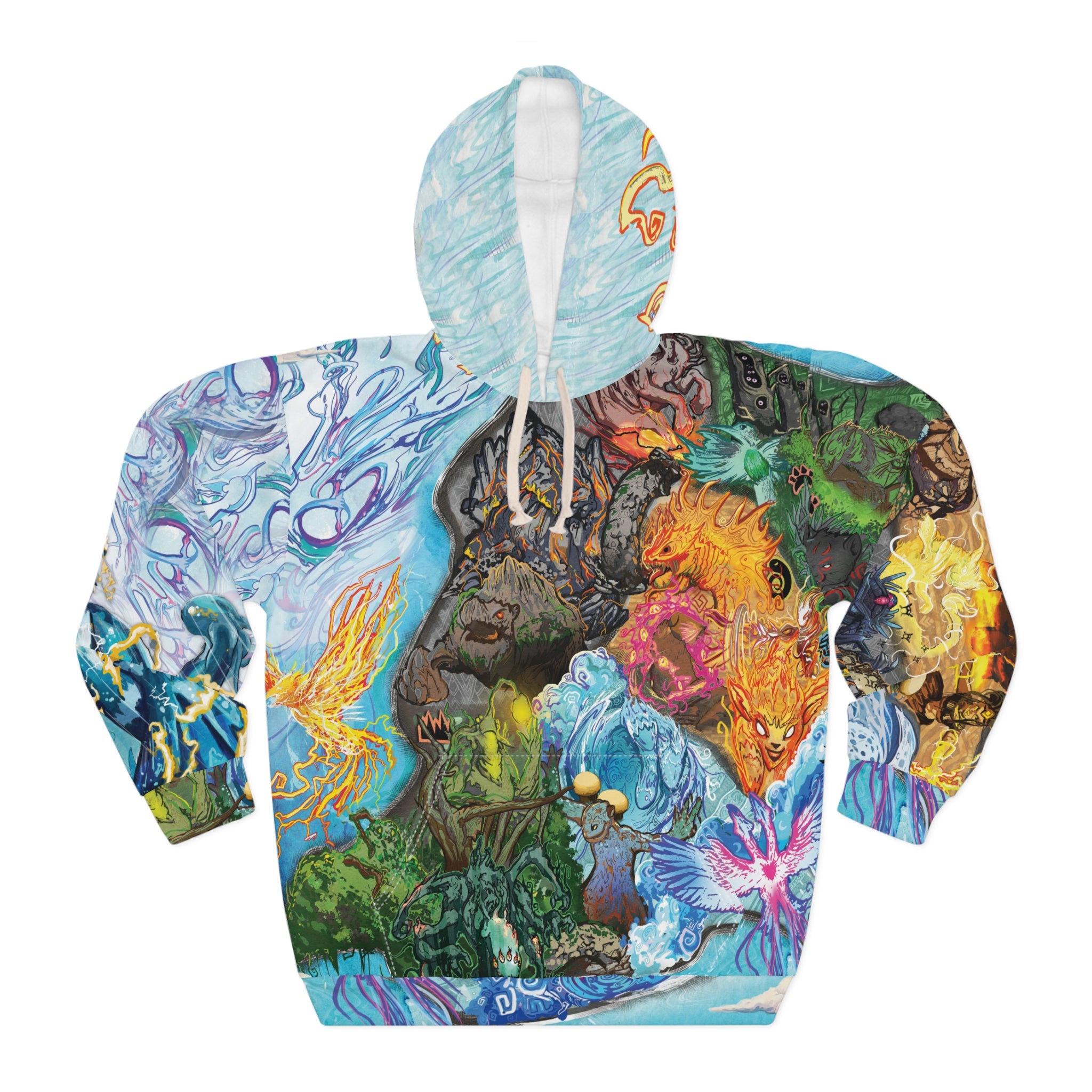 Oops All Spirits Hoodie! - Vibrant full art design – N3 Studios