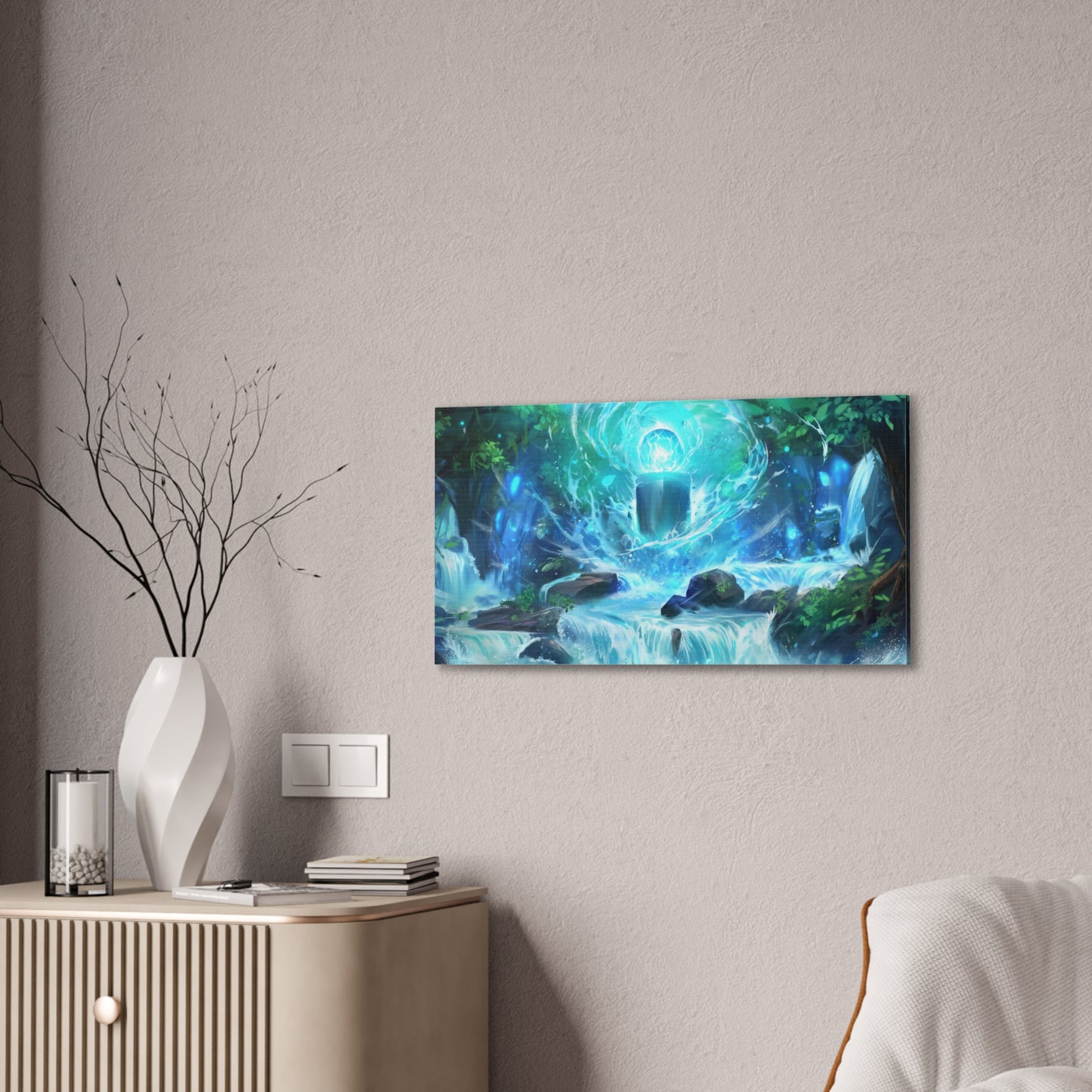 Water Protocol || Canvas Print || Compile Artist Series