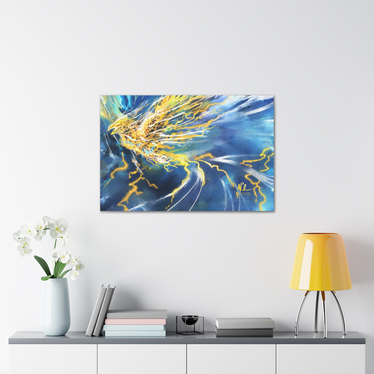 Lightnings Swift Strike: Wind- Gallery Wrapped Canvas Ready to Hang