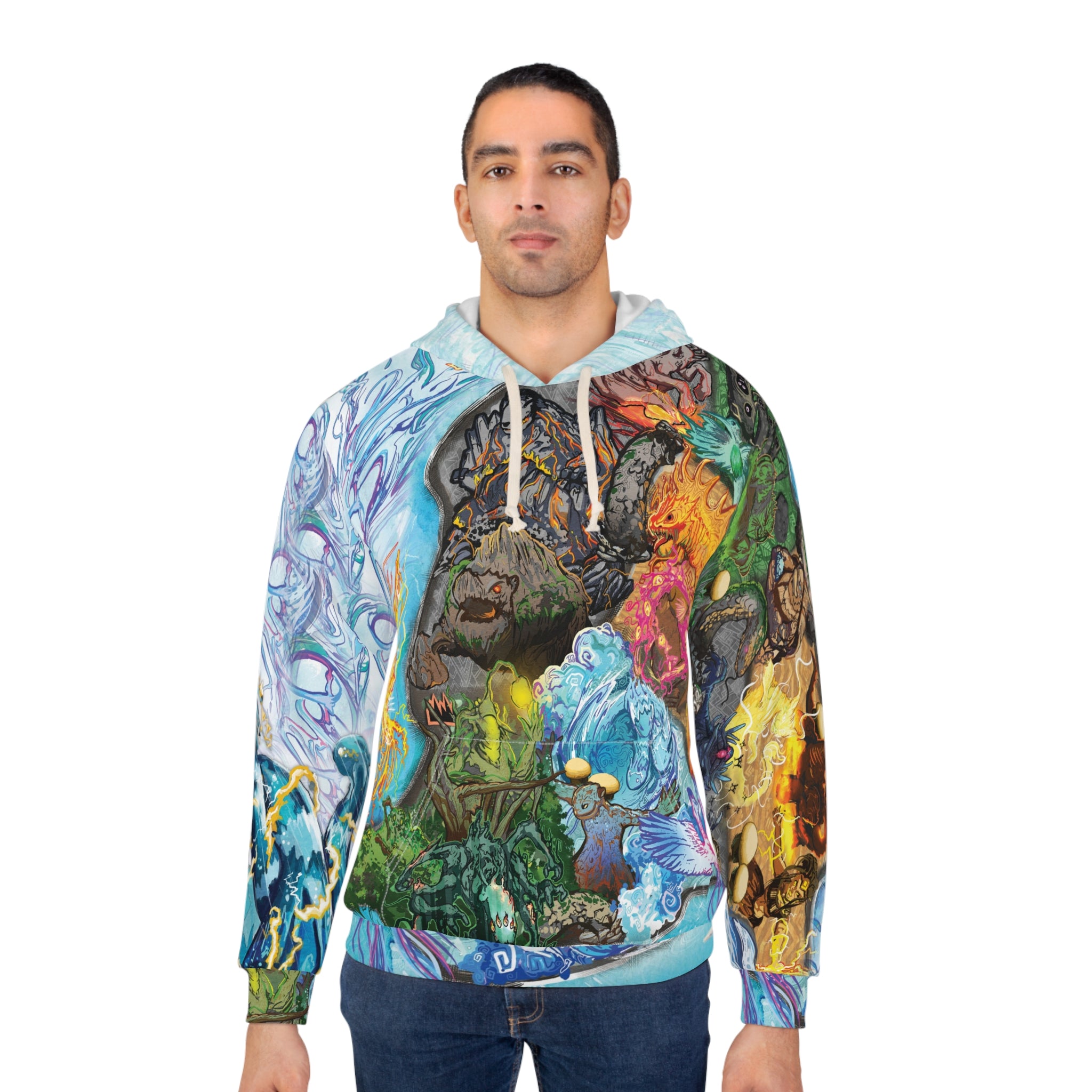 Oops All Spirits Hoodie! - Vibrant full art design – N3 Studios