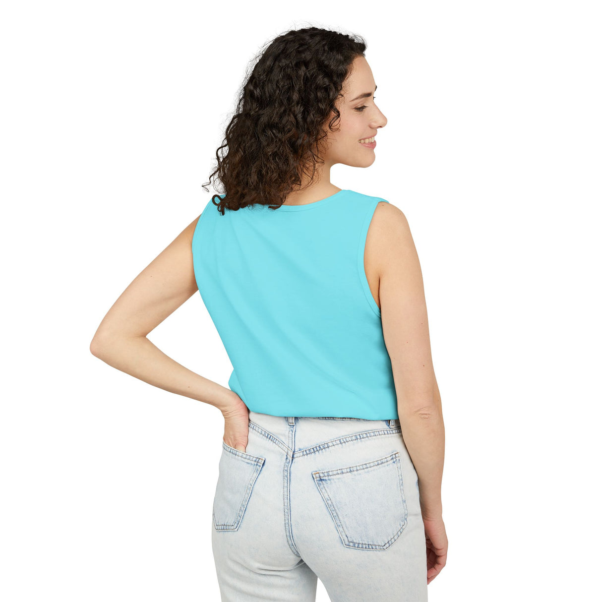 💧 CERULEAN GYM TANK – “HOP IN THE DEEP END”