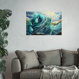 River Surges in Sunlight - Gallery-Grade Fine Art Poster